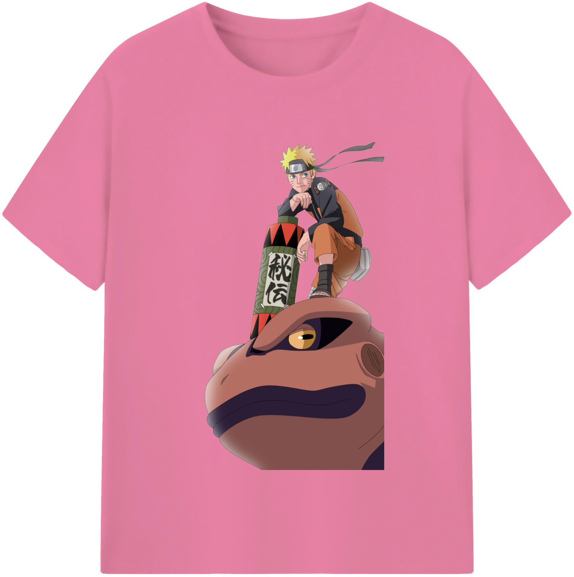 （画像用） NARUTO -ナルト- うずまき ナルト Uzumaki Naruto 綿100％半袖Tシャツ（フロントプリント）